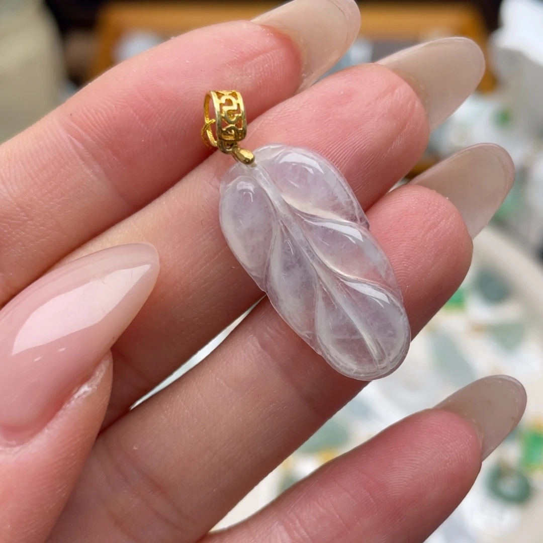 翡翠银S925镶嵌颈饰