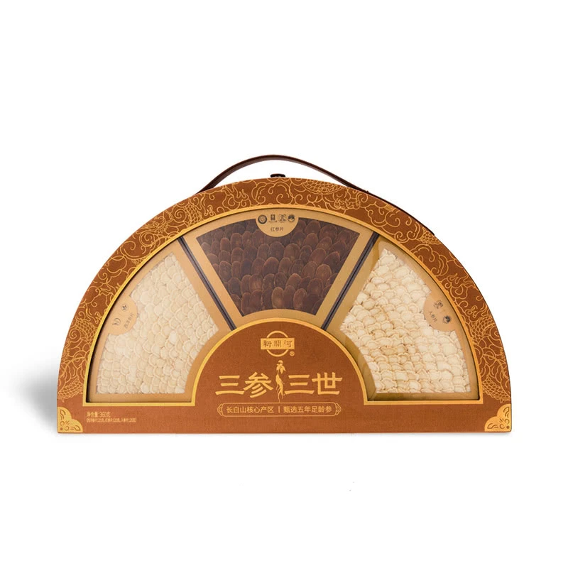 新開河三参三世礼盒360g