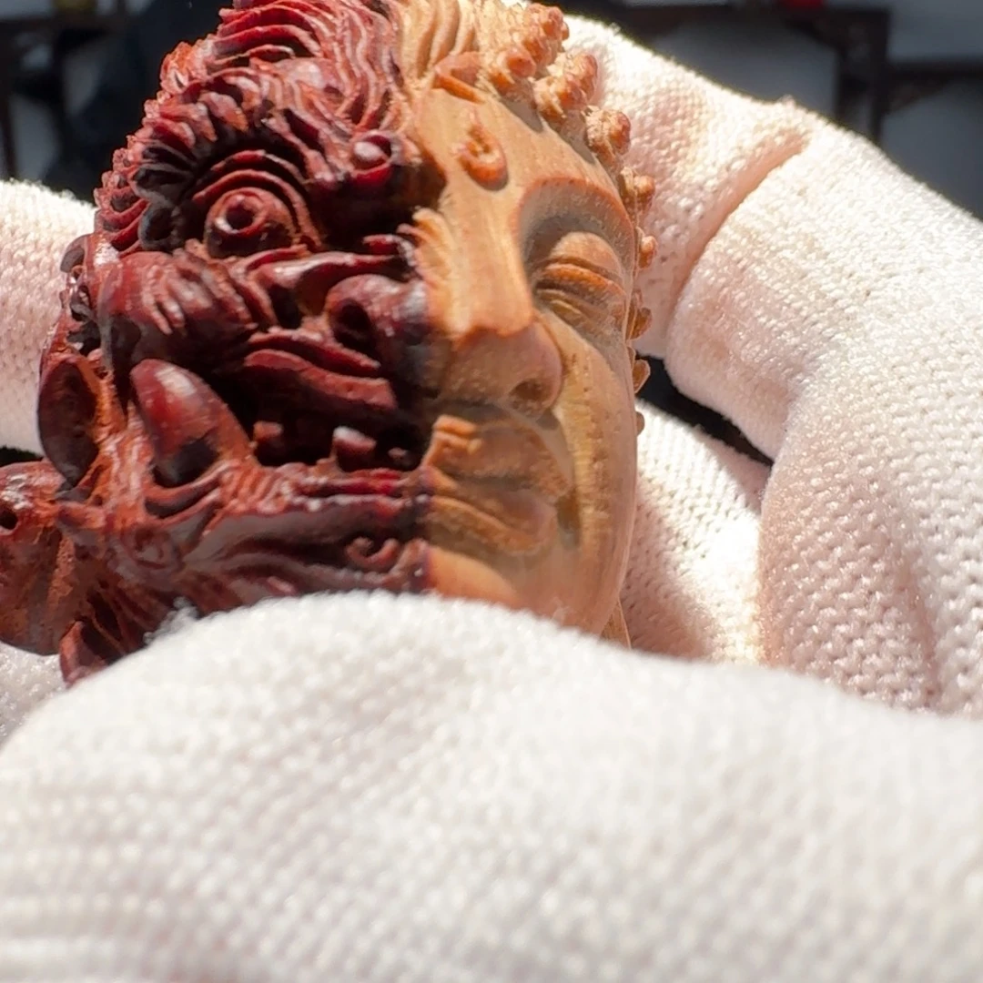 檀香紫檀（小叶紫檀）无事牌一念神魔