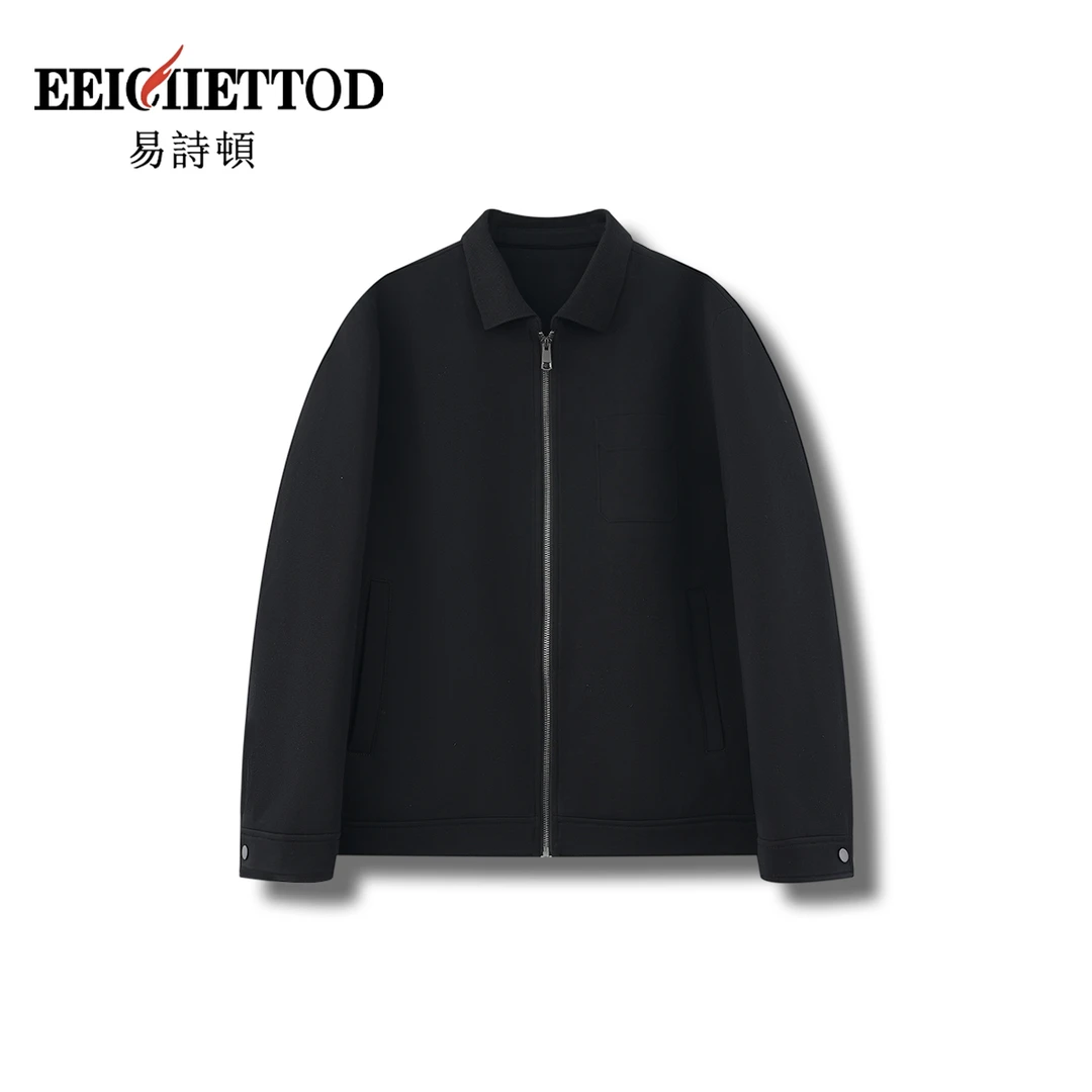 【波哥专享】易诗顿男装秋冬轻奢加厚商务休闲夹克B097-YN545