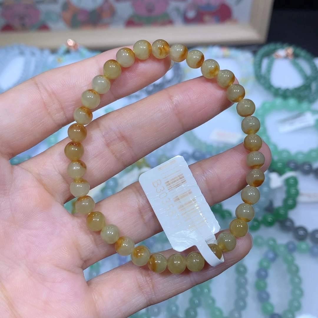 翡翠未镶嵌手链天然