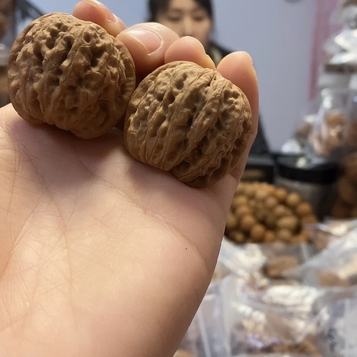 把件文玩核桃34闷尖石墩小众