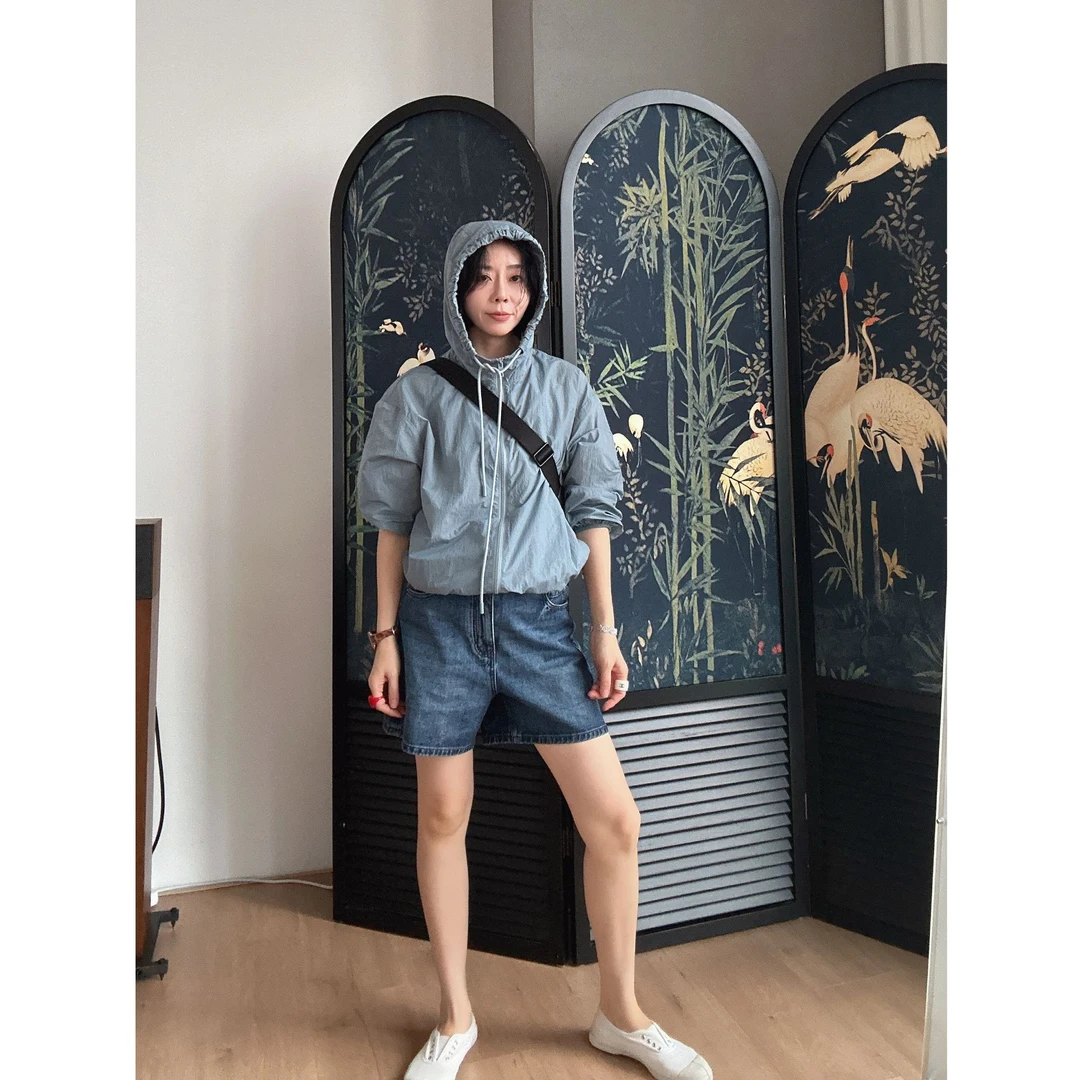 Action Studios【柠檬】大大推荐简约时尚新款柠檬黄防晒衣ACC707