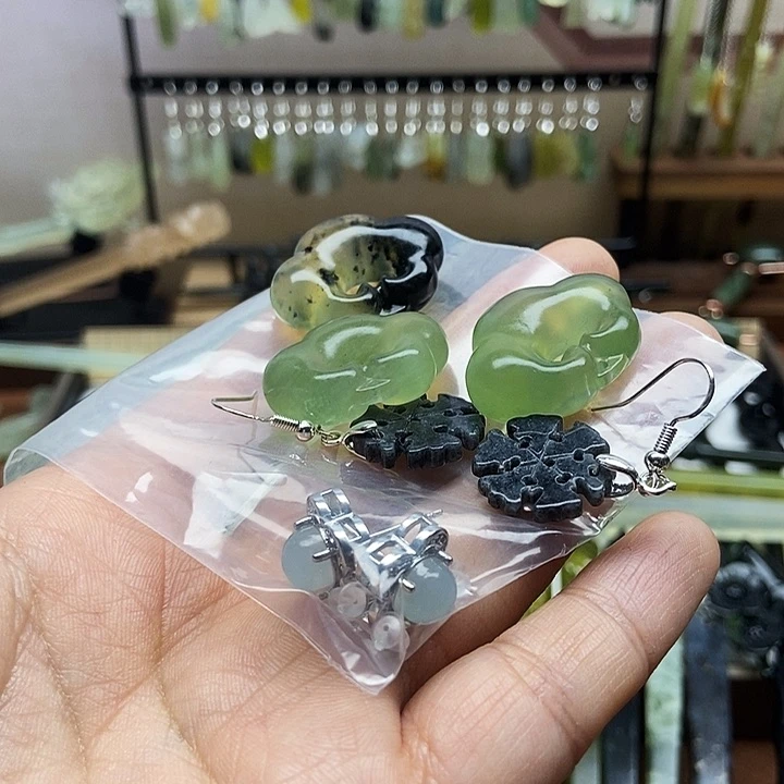 岫玉发簪未镶嵌烦****O