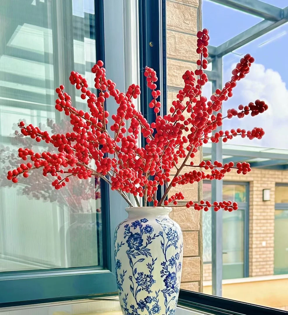 【如熙臻品】冬青-冬日居家必备约50厘米（收到会掉点果子，介意慎拍！