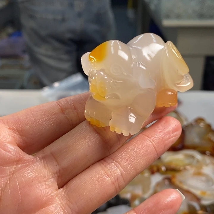 玛瑙/玉髓吊坠(不含链)未镶嵌
