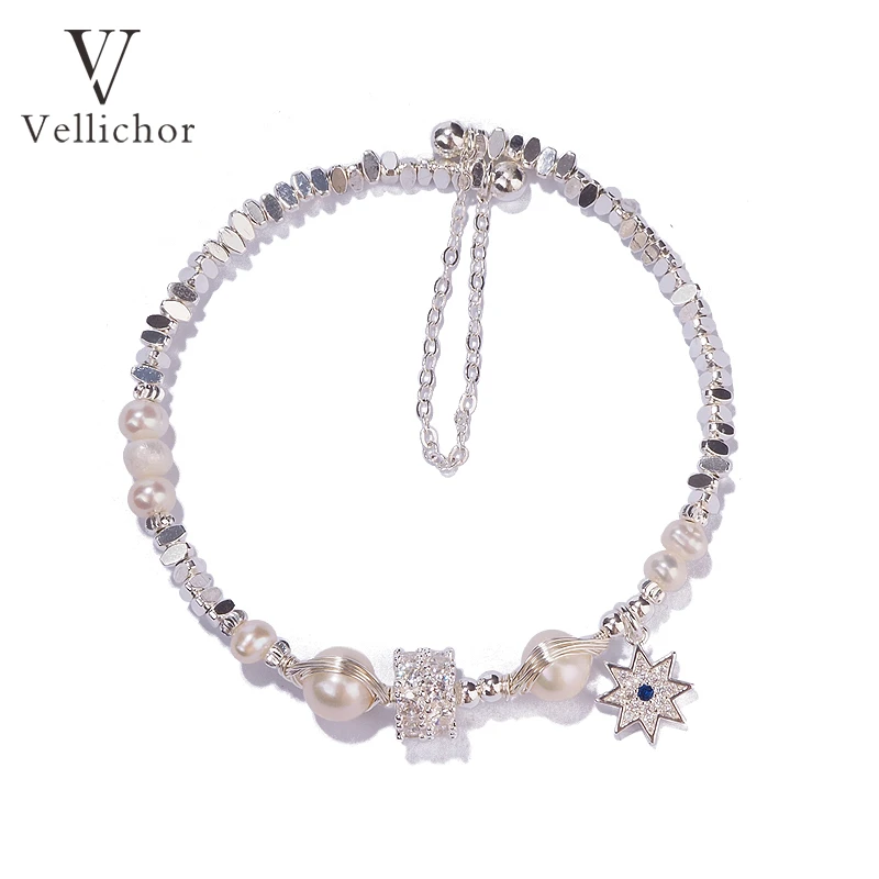 铜合金手镯 小蛮腰碎银几两腰缠万贯拉丝手镯女文艺星星灵动手串