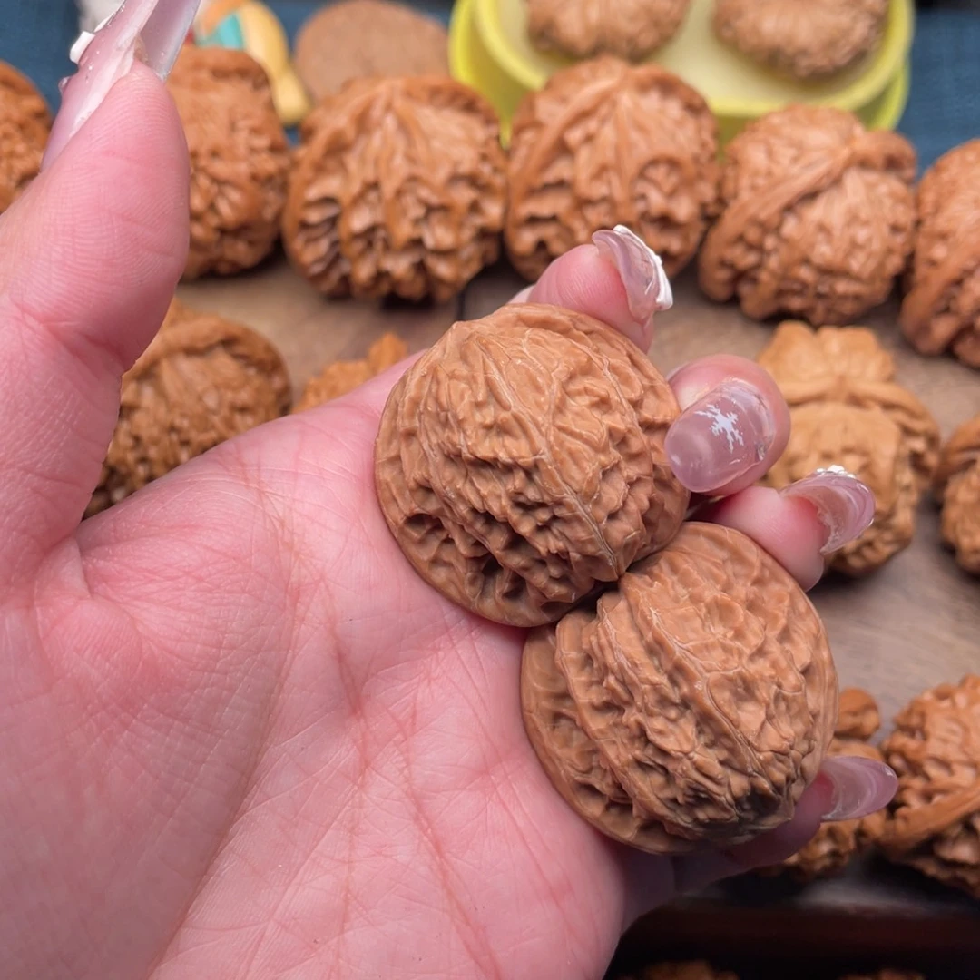 强***把件文玩核桃全品磨盘36