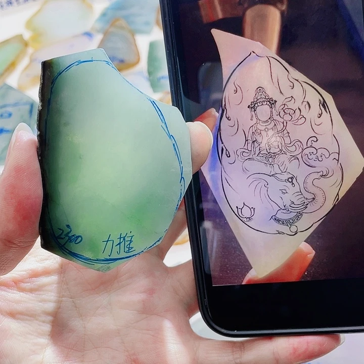 定制翡翠未镶嵌定制