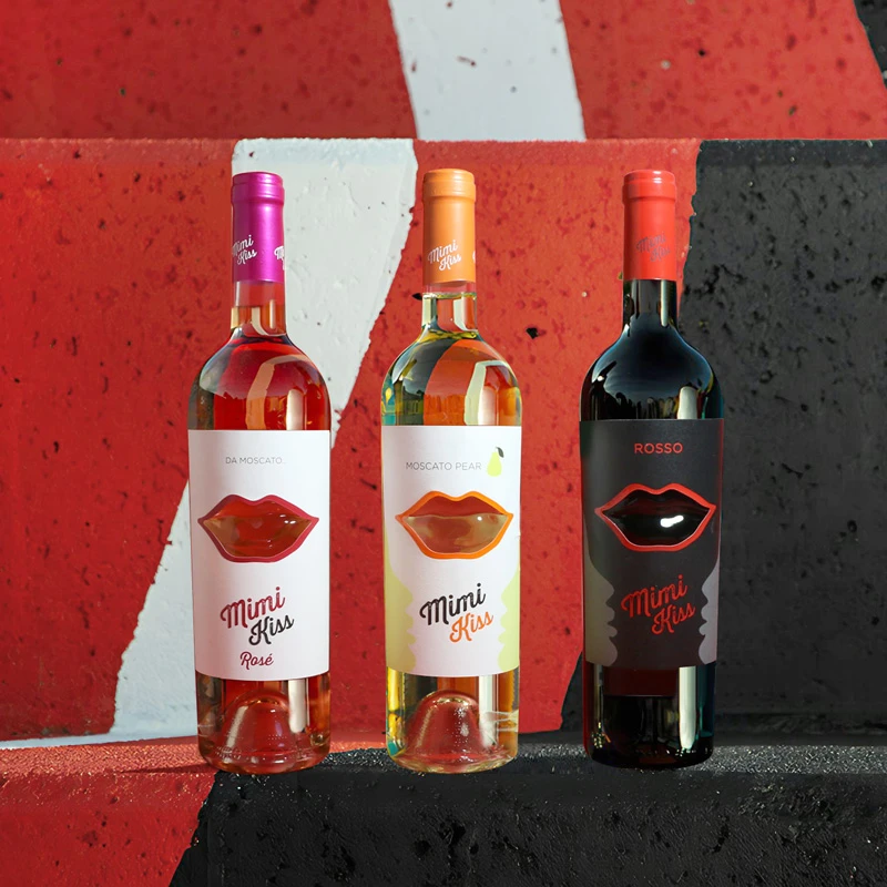 MIMIKISS蜜吻微起泡葡萄配制酒意大利进口晚安小甜酒