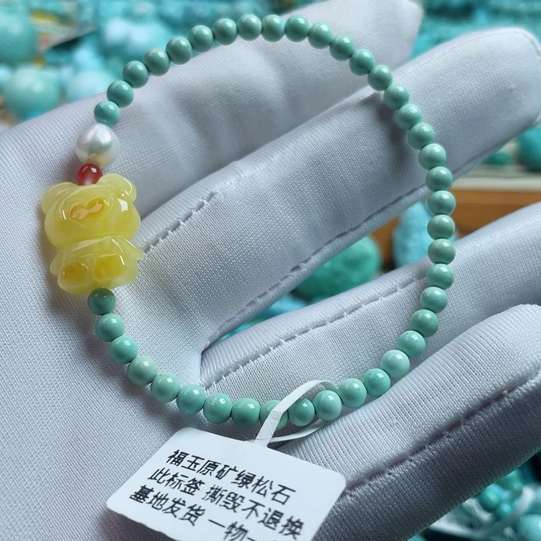 未镶嵌绿松石珠宝奇石