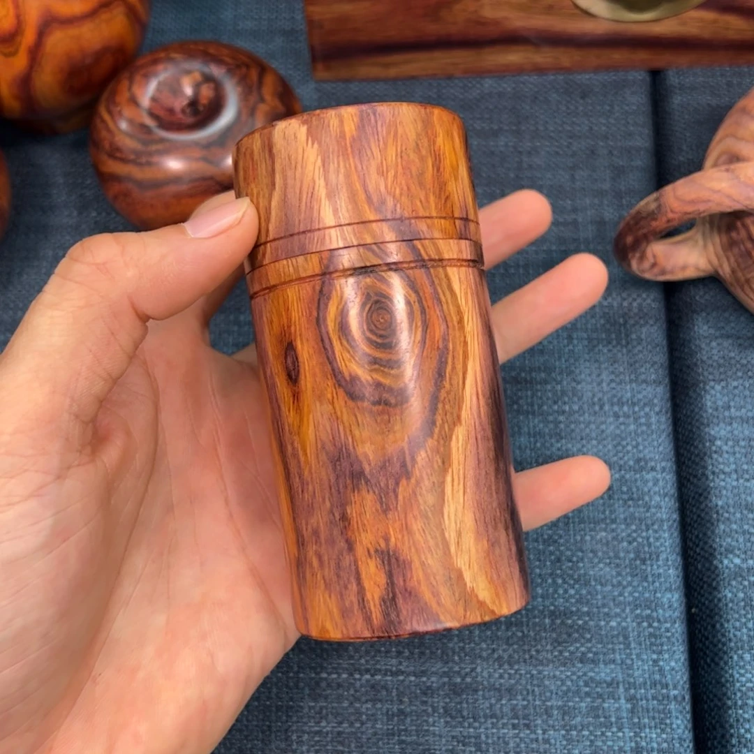 建***壮把件黄花梨/降香黄檀