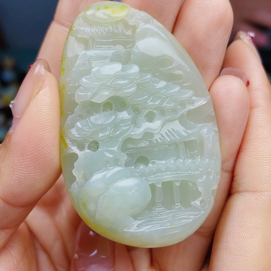 颈饰未镶嵌和田玉