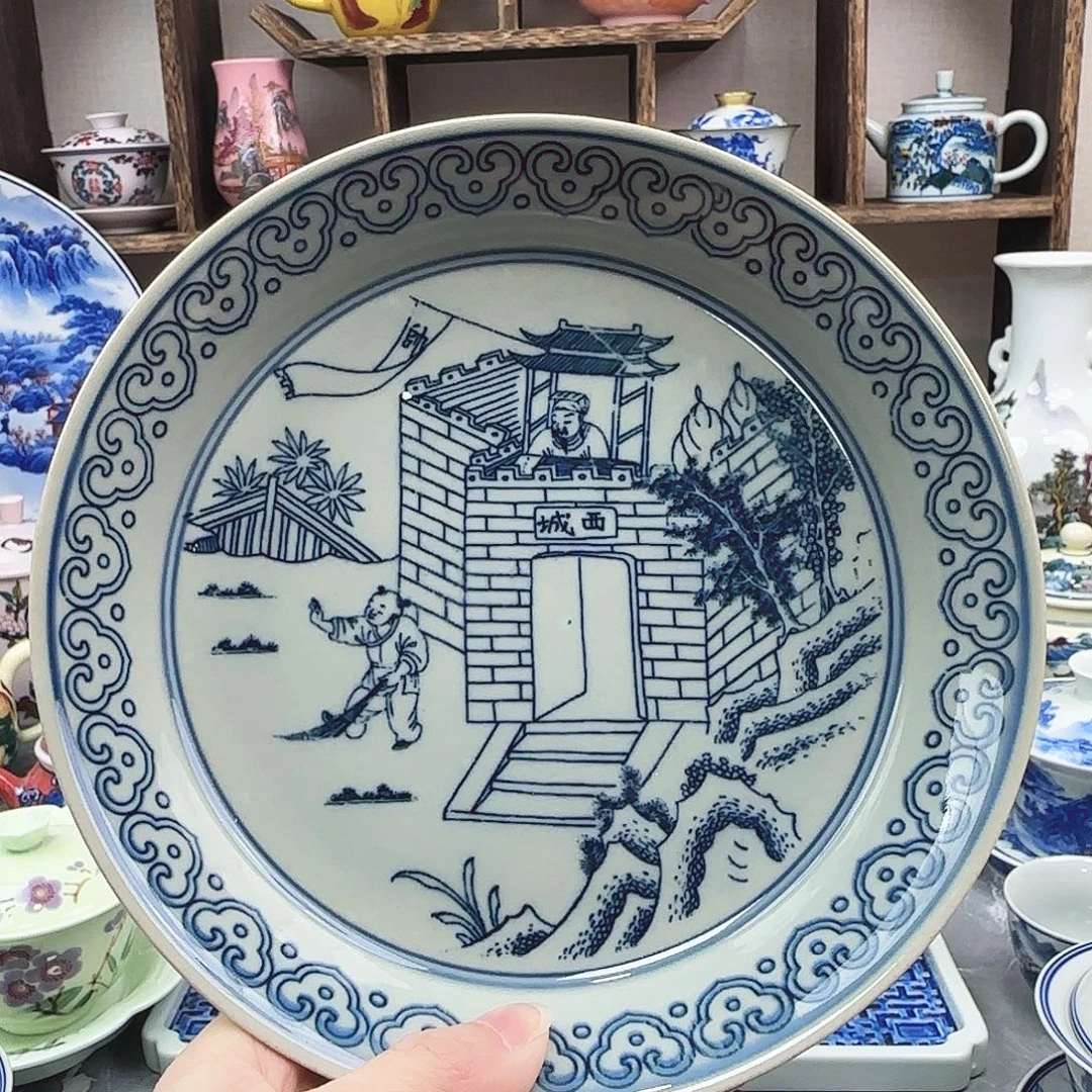 盘陶景德镇瓷器56765