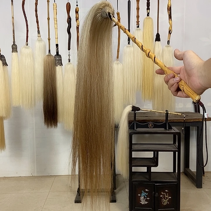 纯手工制作马尾拂尘