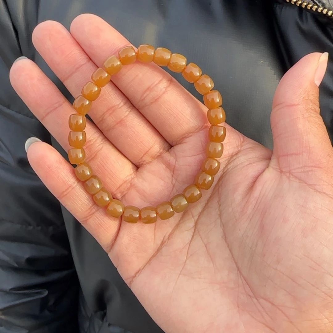 和田玉手串未镶嵌