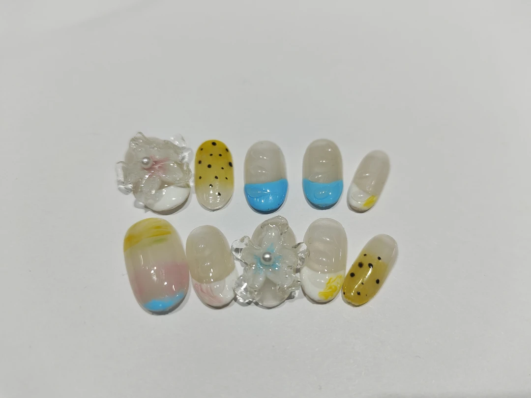 手工美甲  穿戴甲 两单飞备注尺码