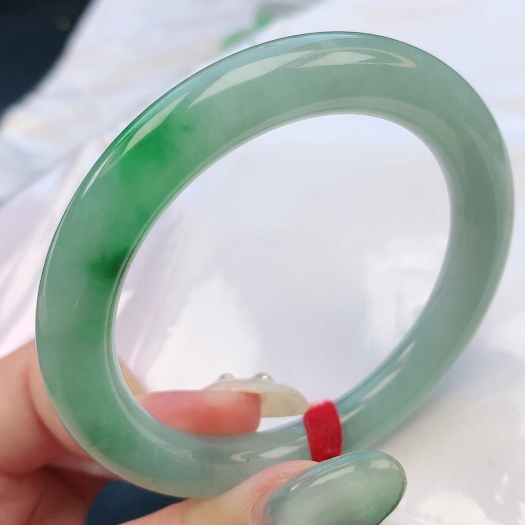 翡翠手镯未镶嵌53圆条881162
