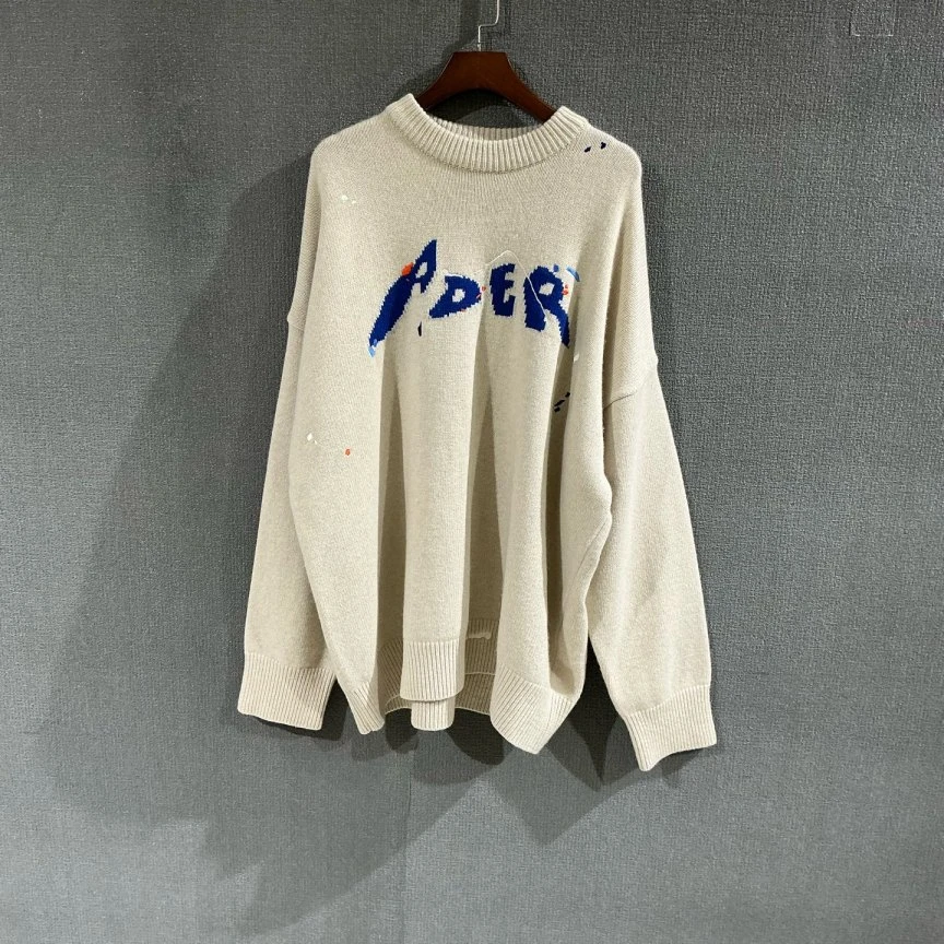 99新 maje ADER（pm）字母logo羊毛毛衣 A1码/0117