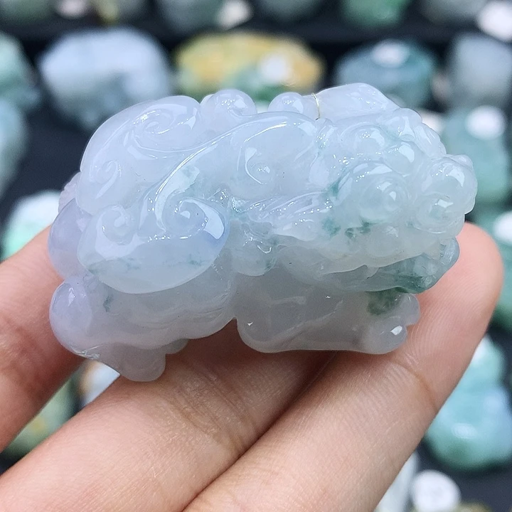 翡翠未镶嵌颈饰天然缅甸翡翠