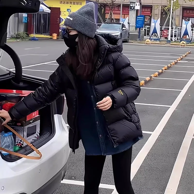 黑金羽绒服女短款2025冬季经典黑色鸭绒洋气加厚小个子保暖外套潮