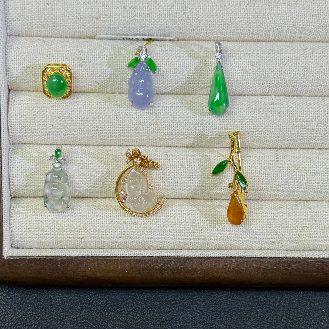 翡翠吊坠-18K金-多样性发一件-AC11|CXQ21