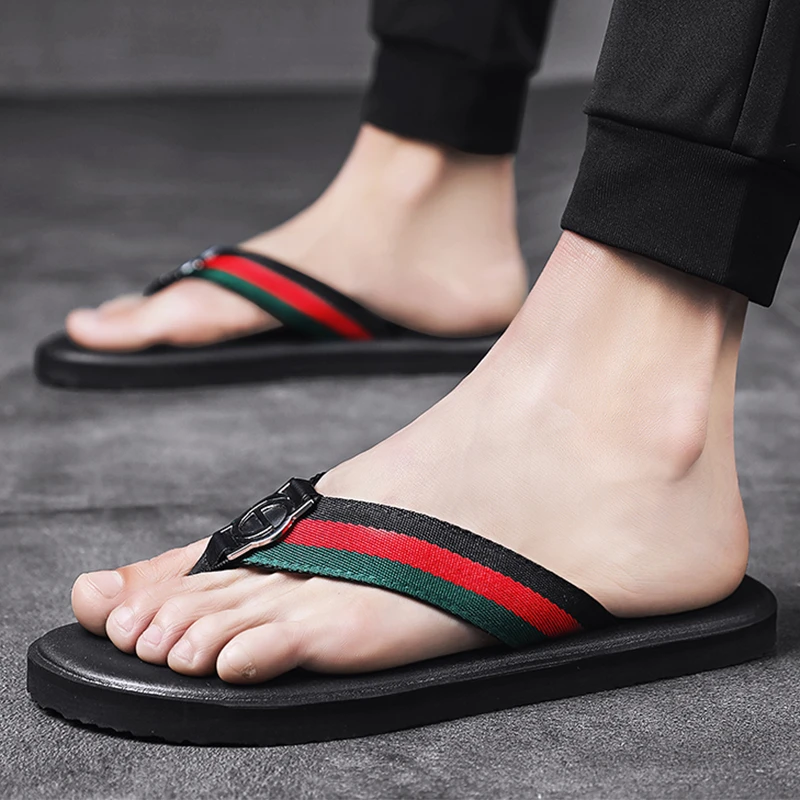 费韦戈摩拖鞋男款潮流夏季外穿防滑防臭人字拖夹脚鞋户外男士凉鞋