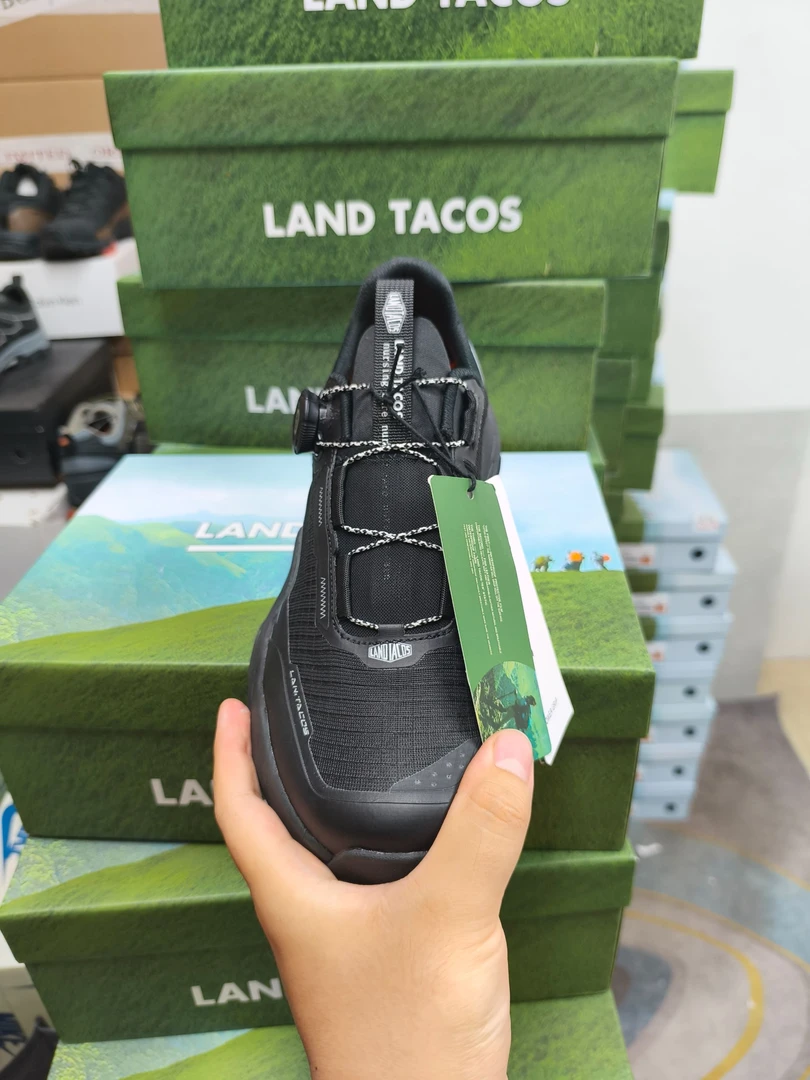 超轻户外越野跑鞋防水防滑缓震透气轻便耐磨徒步登山适用黑色