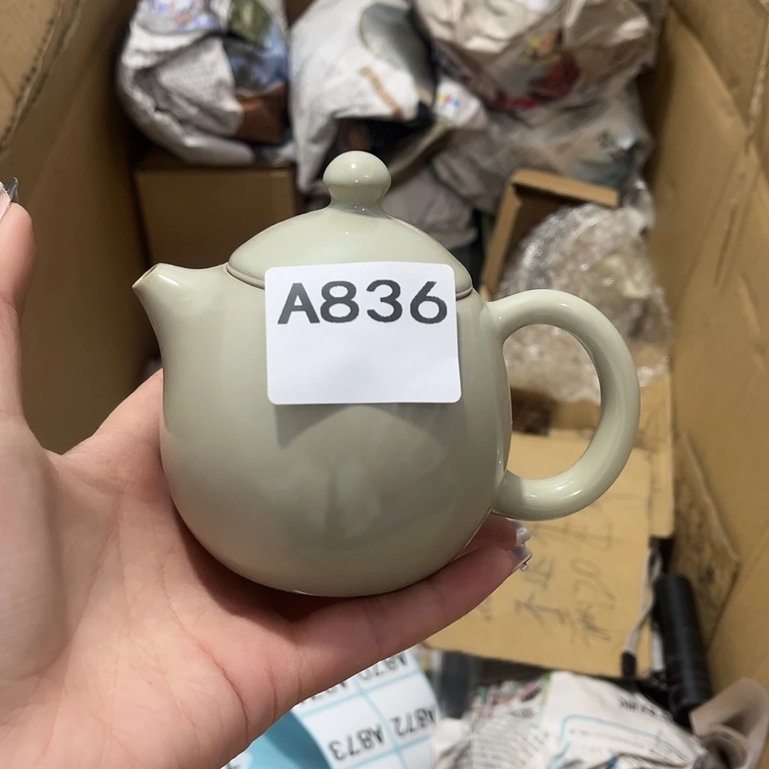 瓷片茶摆件工艺品摆件666