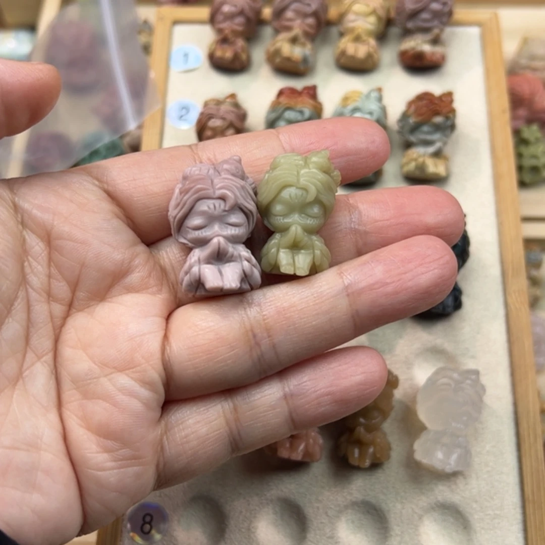 石英质玉珠宝奇石未镶嵌小*工