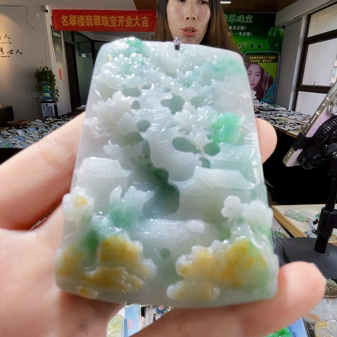 颈饰未镶嵌翡翠翡翠