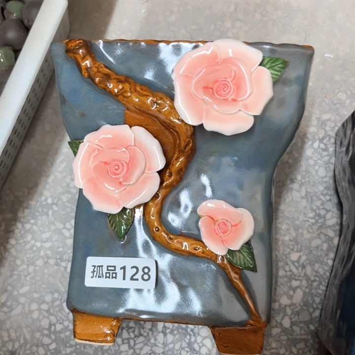 紫砂花盆粗陶材质多肉花盆