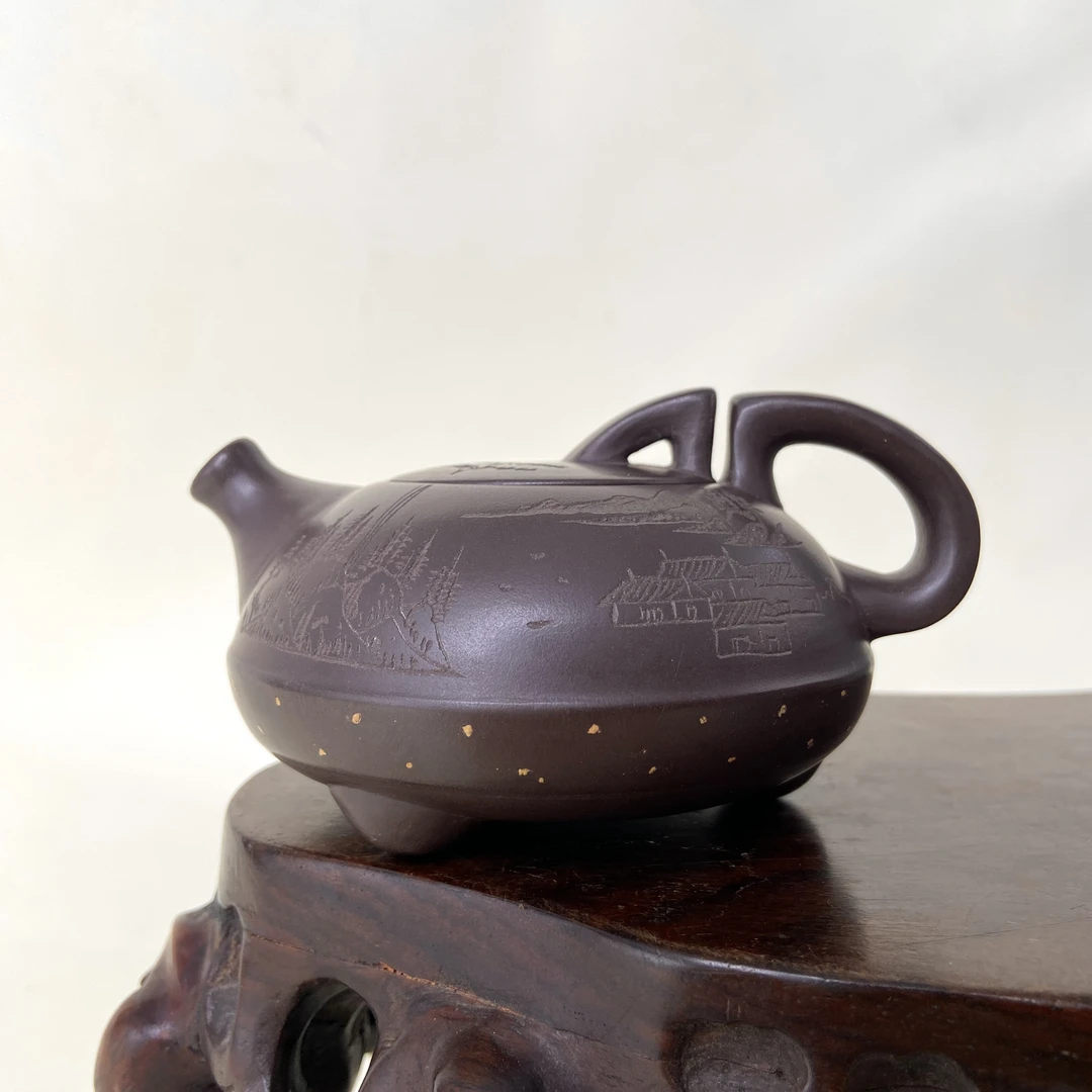 宜兴手工紫砂陶 （实力派2）茶壶GS4123-5