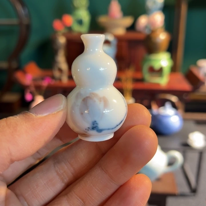 摆件微陶老王迷你好瓶