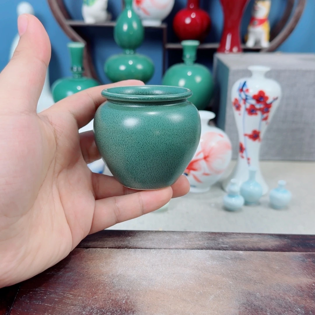 陶瓷手工小花器摆件