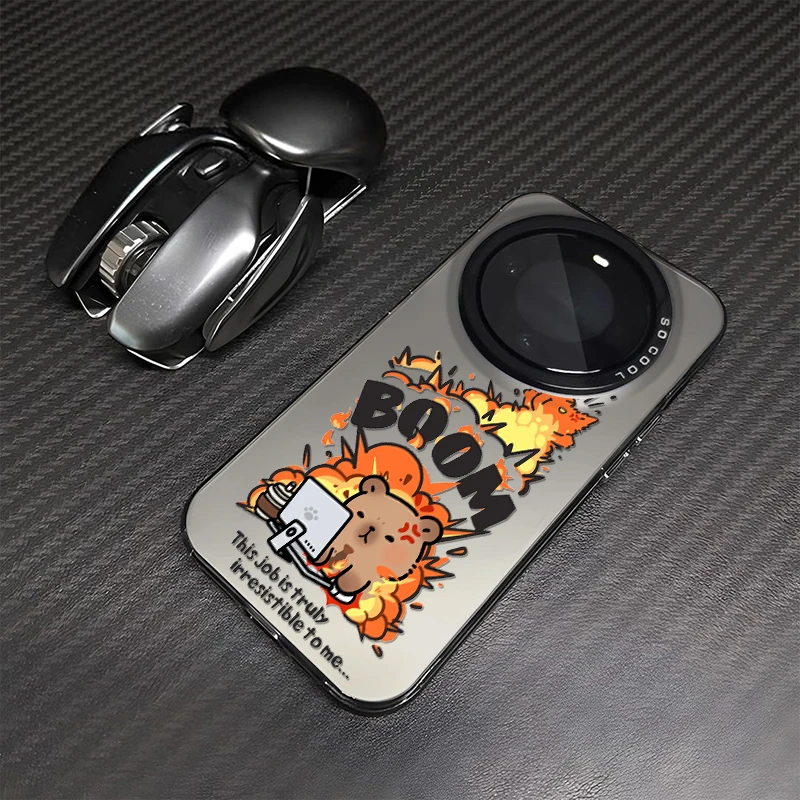 卡皮巴拉爆炸适用华为mate60Pro手机壳创意mate70荣耀X60保护防摔