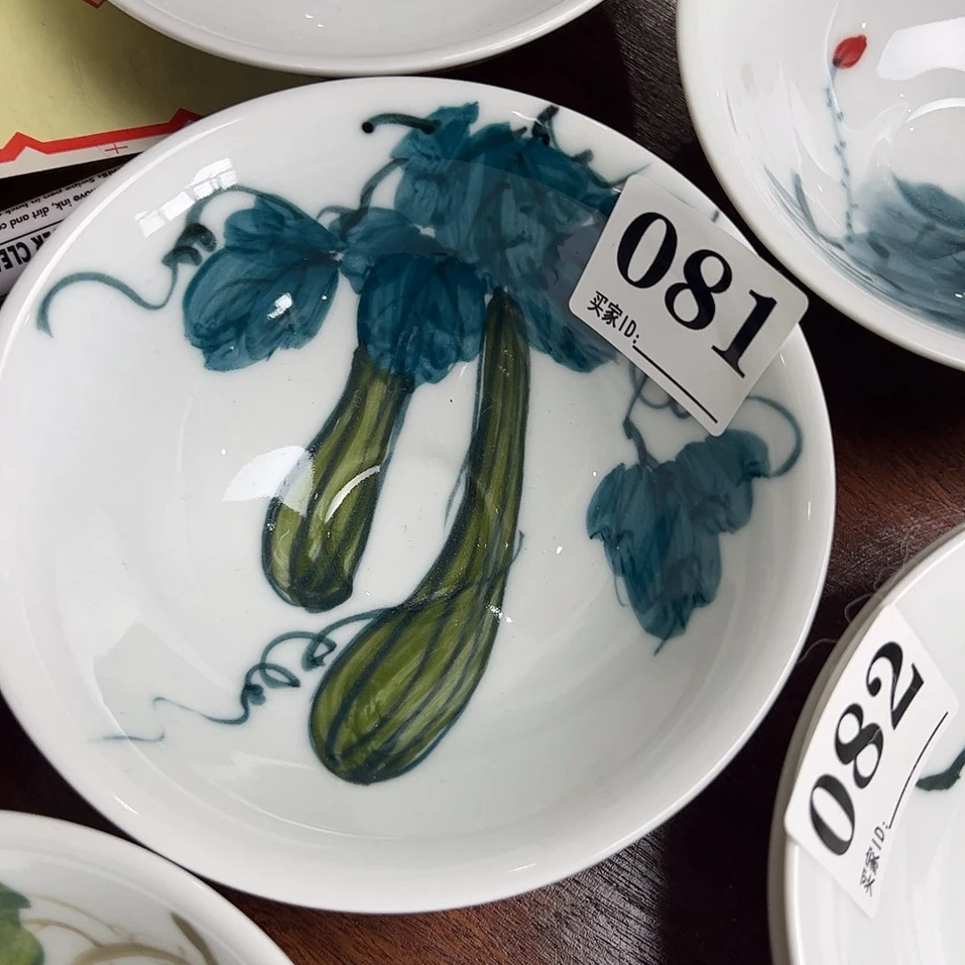 瓷片景德镇陶瓷手工手绘制作