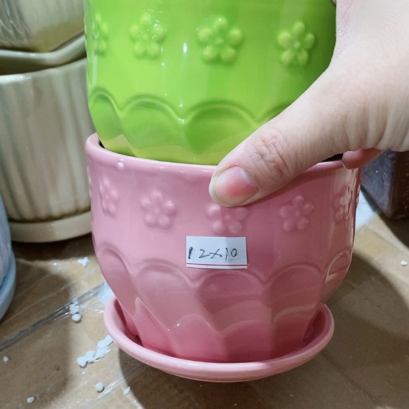 【闪购商品】红陶陶瓷多肉花盆