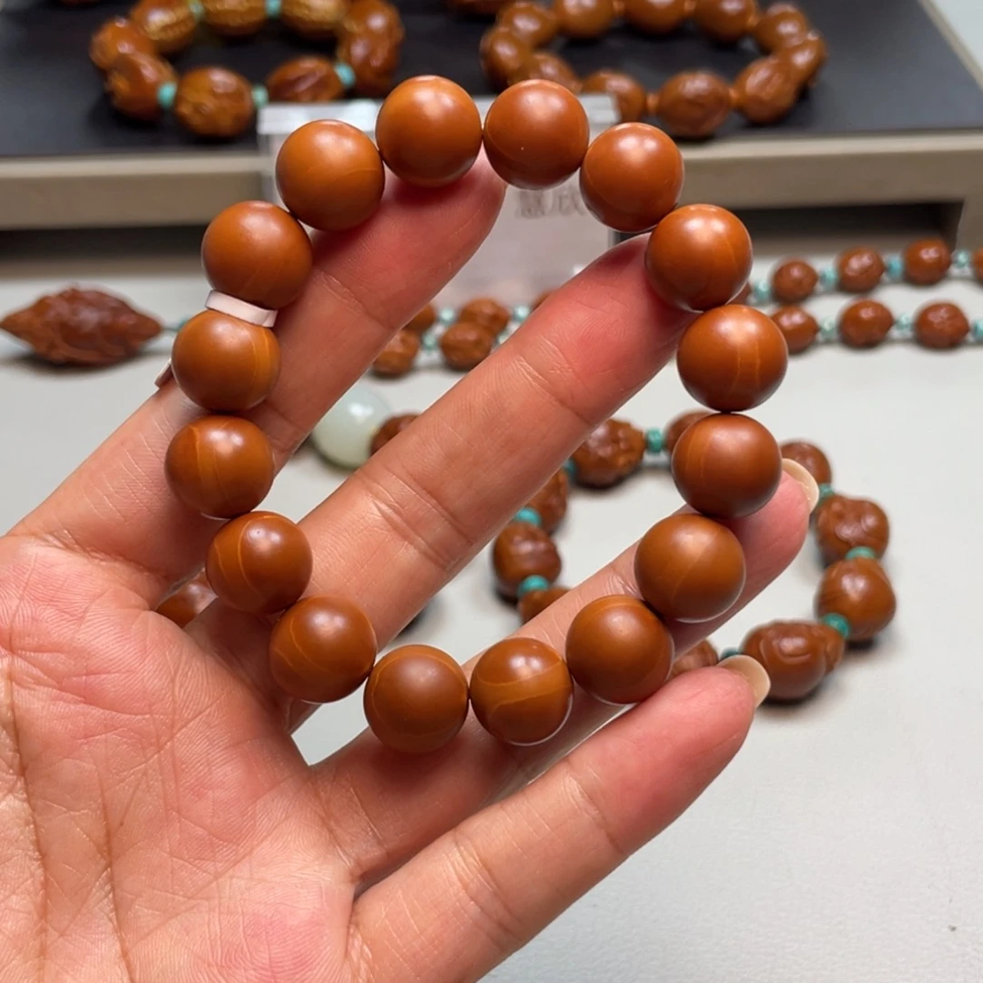 吊坠橄榄核铁核光珠