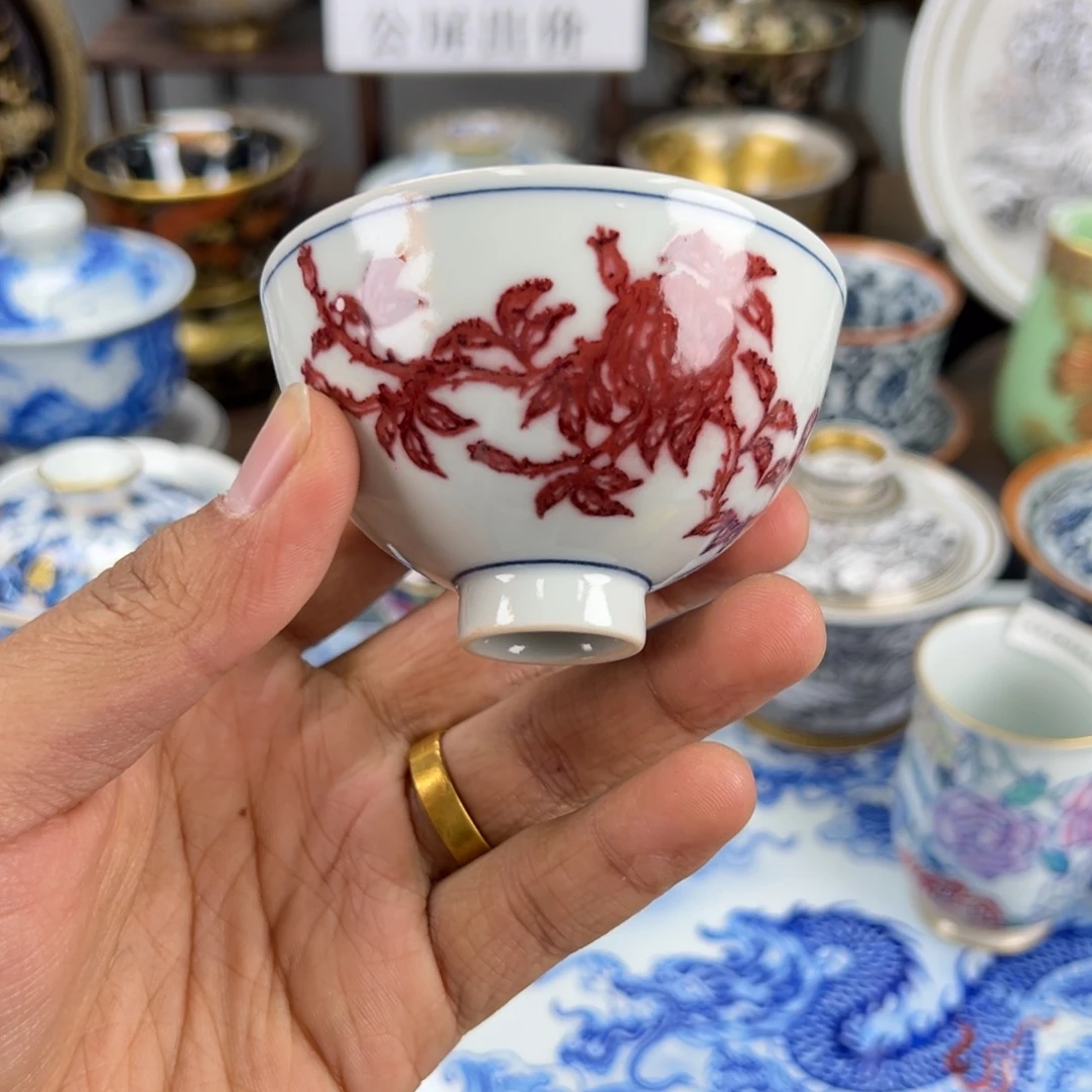 平***荡瓷片景德镇手工手绘陶瓷