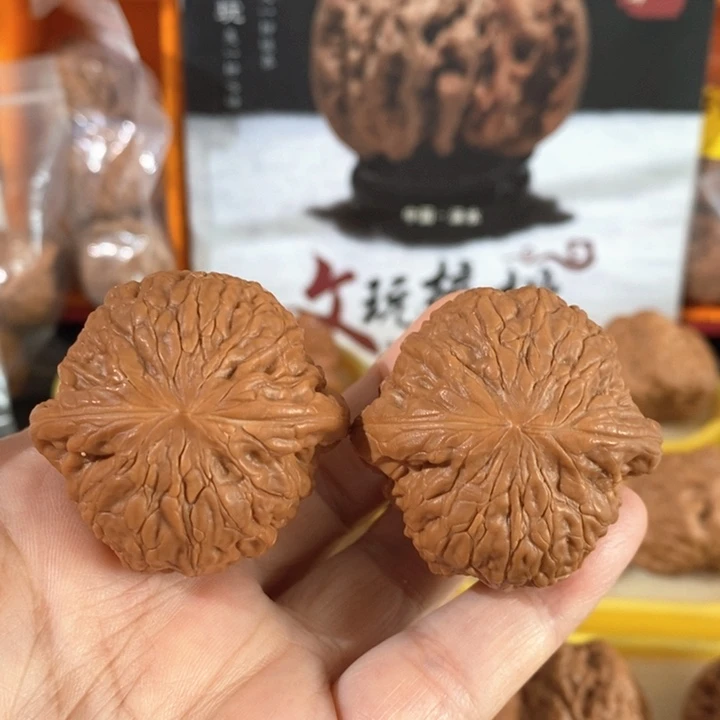 文玩核桃把件铁锤精对39 38