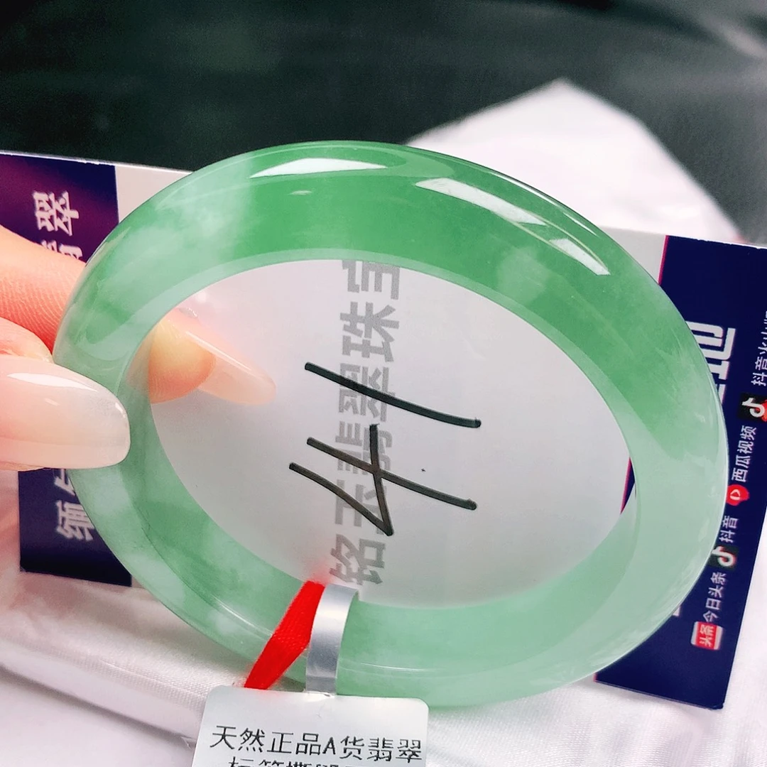 翡翠未镶嵌手镯缅甸天然a货翡翠手镯