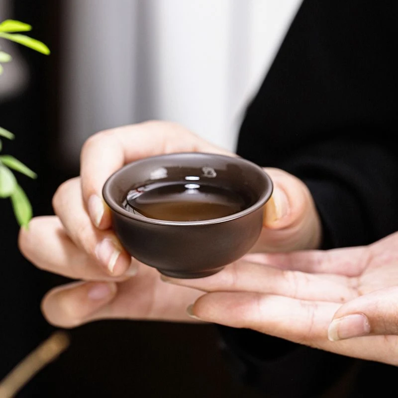 紫砂反口杯品茗杯功夫茶具茶碗茶杯茶具