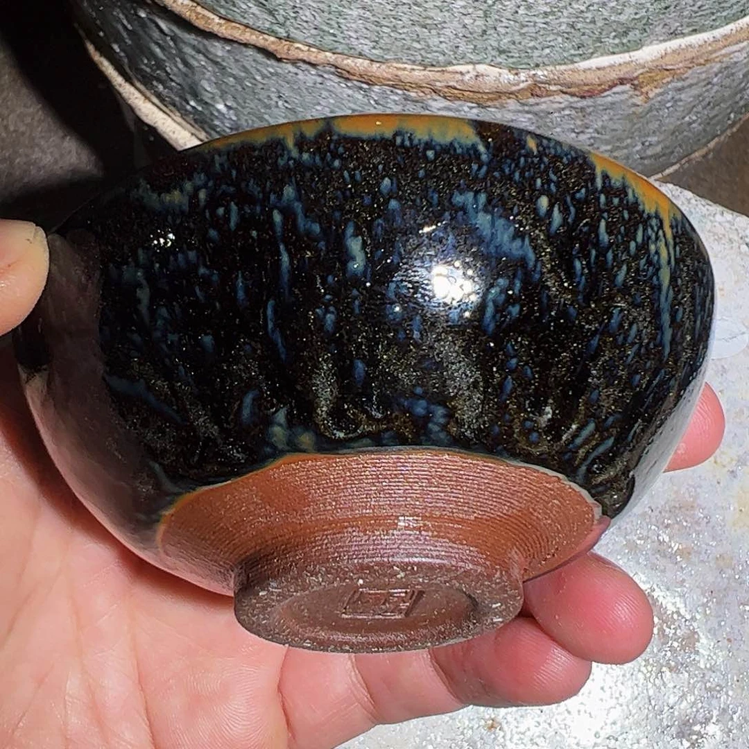 盖碗宋钰龙窑行知建盏茶器