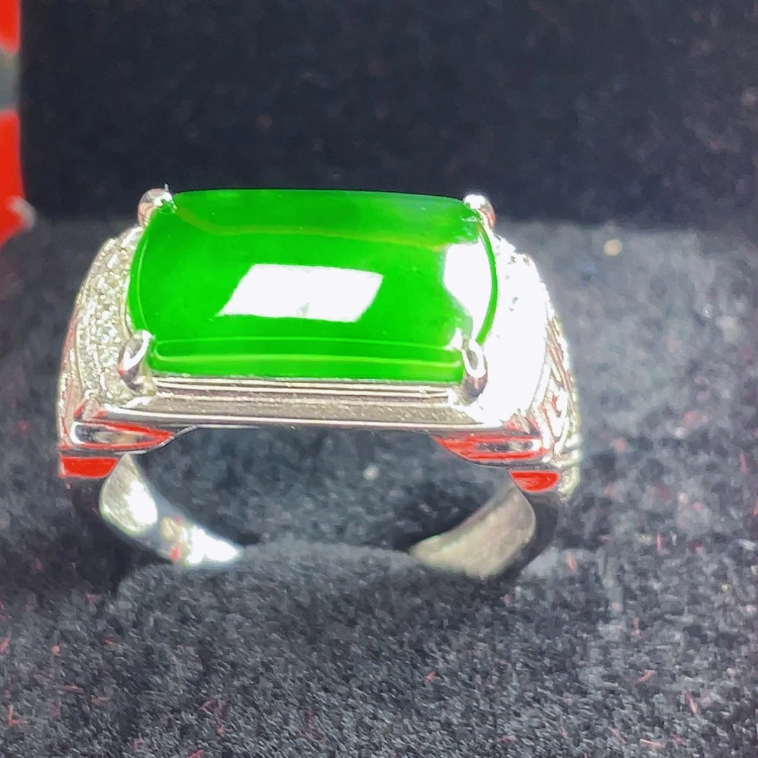 翡翠吊坠(不含链)银S925镶嵌