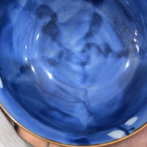 瓷器鉴定完毕杯水花盆皮*