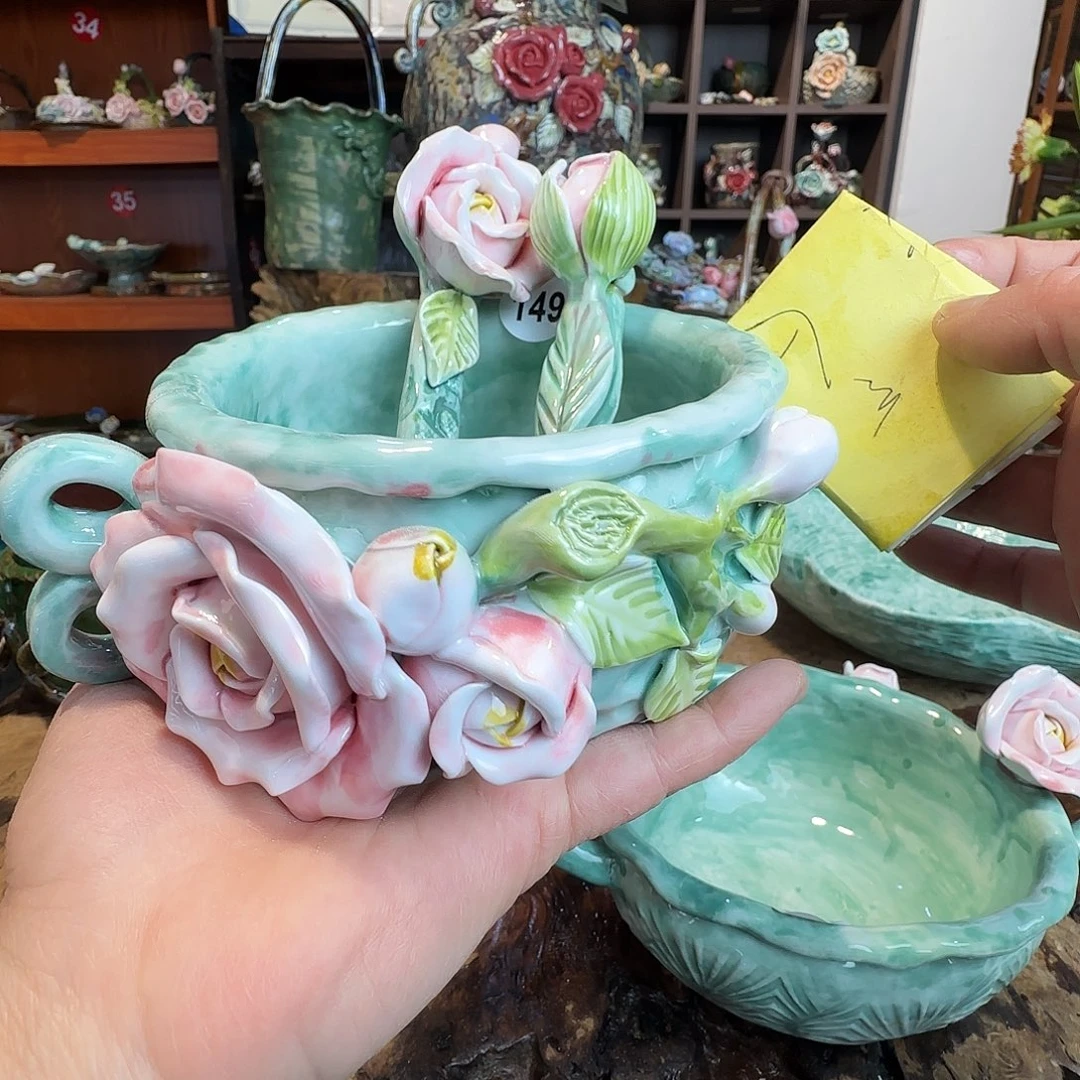 2***员纯手工咖啡杯，餐具