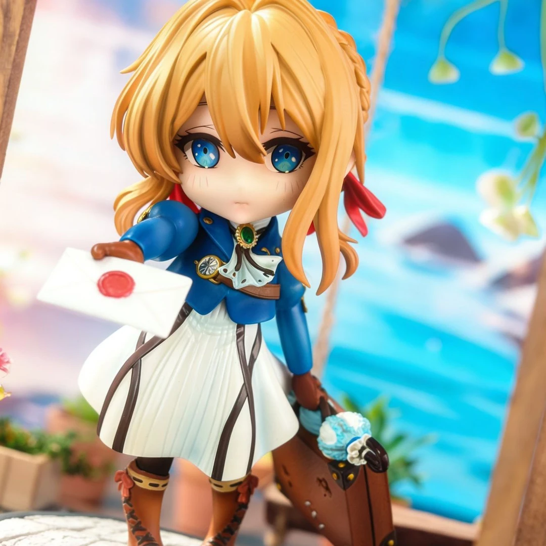 【GW新品】Q版薇尔莉特手办 高约17cm 二次元美少女模型桌面摆件