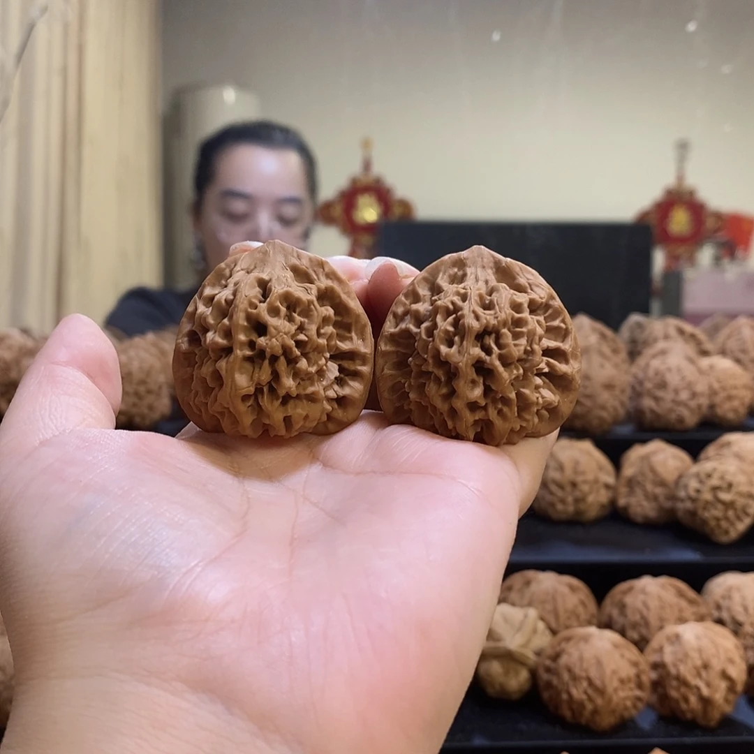 把件文玩核桃38秦闷有黄