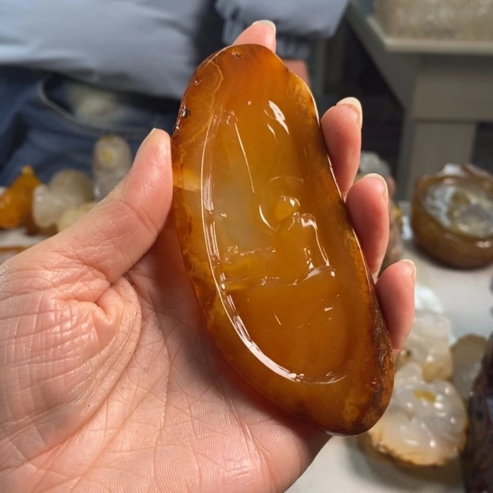 玛瑙/玉髓吊坠(不含链)未镶嵌